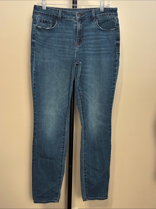 Old Navy Denim - Old Navy Pop Icon Skinny Jeans Mid Rise Blue Stretch Denim Size 10